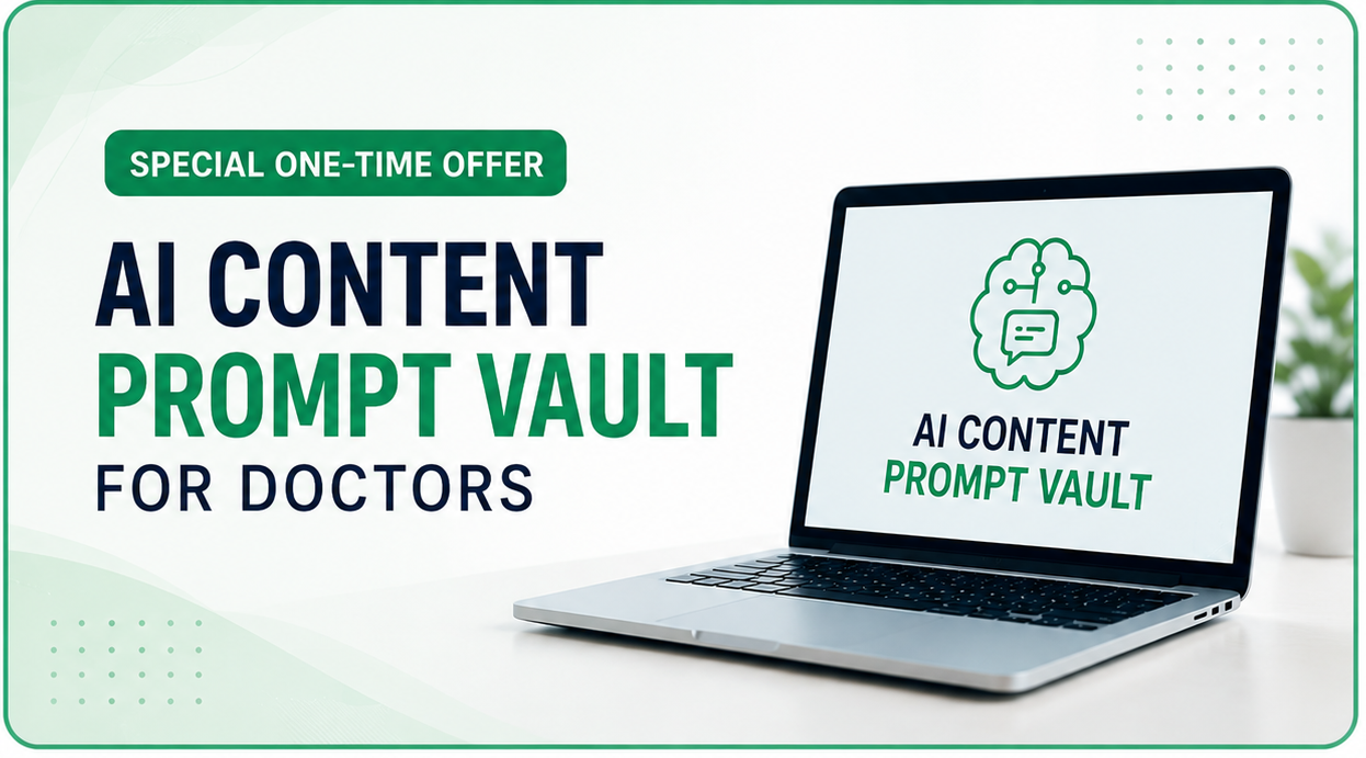 AI Content Prompt Vault for Doctors